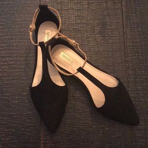 Forever 21 T-Bar pointed flat shoe.